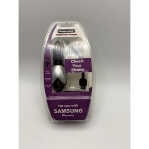 WIRELESS RAPID CAR CHARGER FOR MOST SAMSUNG, SANYO, KYOCERA, IPHONE, IPAD, IPOD